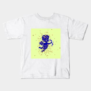 Valentine Cupid Golden Kids T-Shirt